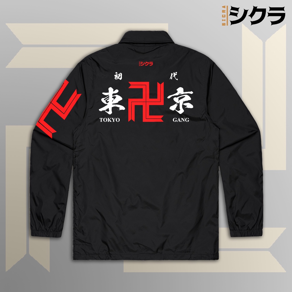 Jaket coach Tokyo Revenger Tokyo Manji Red | Coach Jacket - Jaket jepang japan  Anime