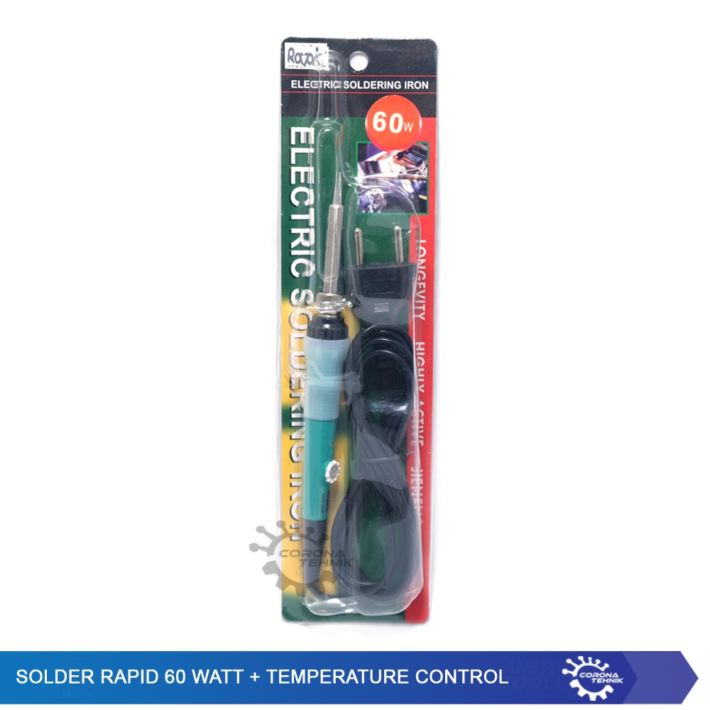 Rapid Solder  60 Watt + Temperature Control 8513