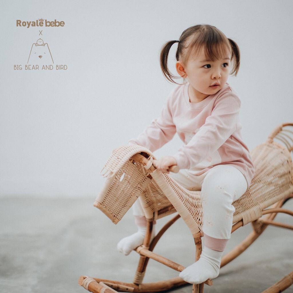 ROYALE BEBE x BIG BEAR AND BIRD PAJAMAS PIYAMA ANAK BAJU ANAK 1-5 TAHUN