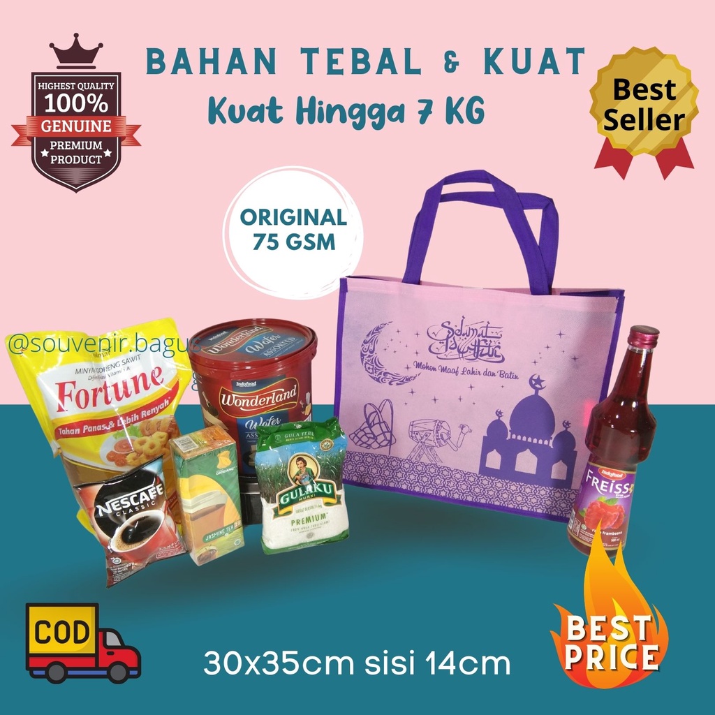 Tas Parcel Lebaran Goodie Bag Hantaran Lebaran Tas Parsel Lebaran Marhaban Ya Ramadhan Idul Fitri Murah Promo Jakarta Terlaris