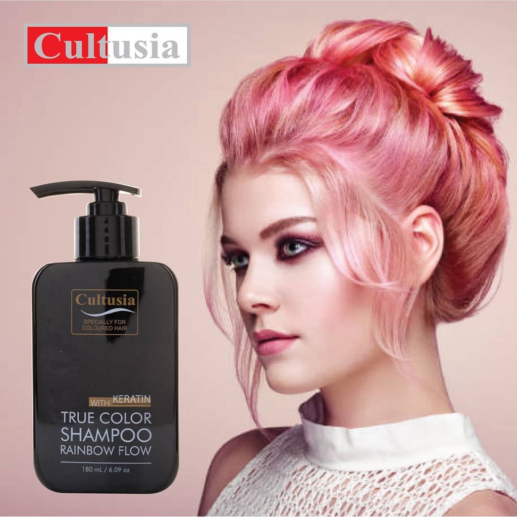 CULTUSIA TRUE COLOR SHAMPOO WITH KERATIN - 180ML