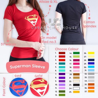 Superman sleeve/ atasan olahraga / baju senam