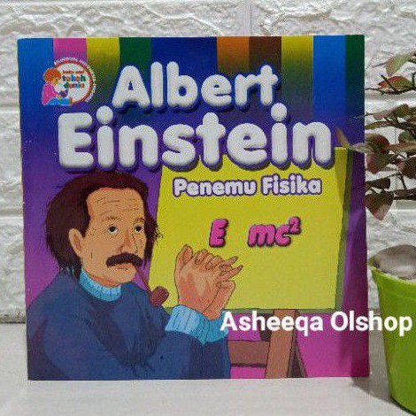 Buku Cerita Tokoh Penemu Fisika Albert Einstein