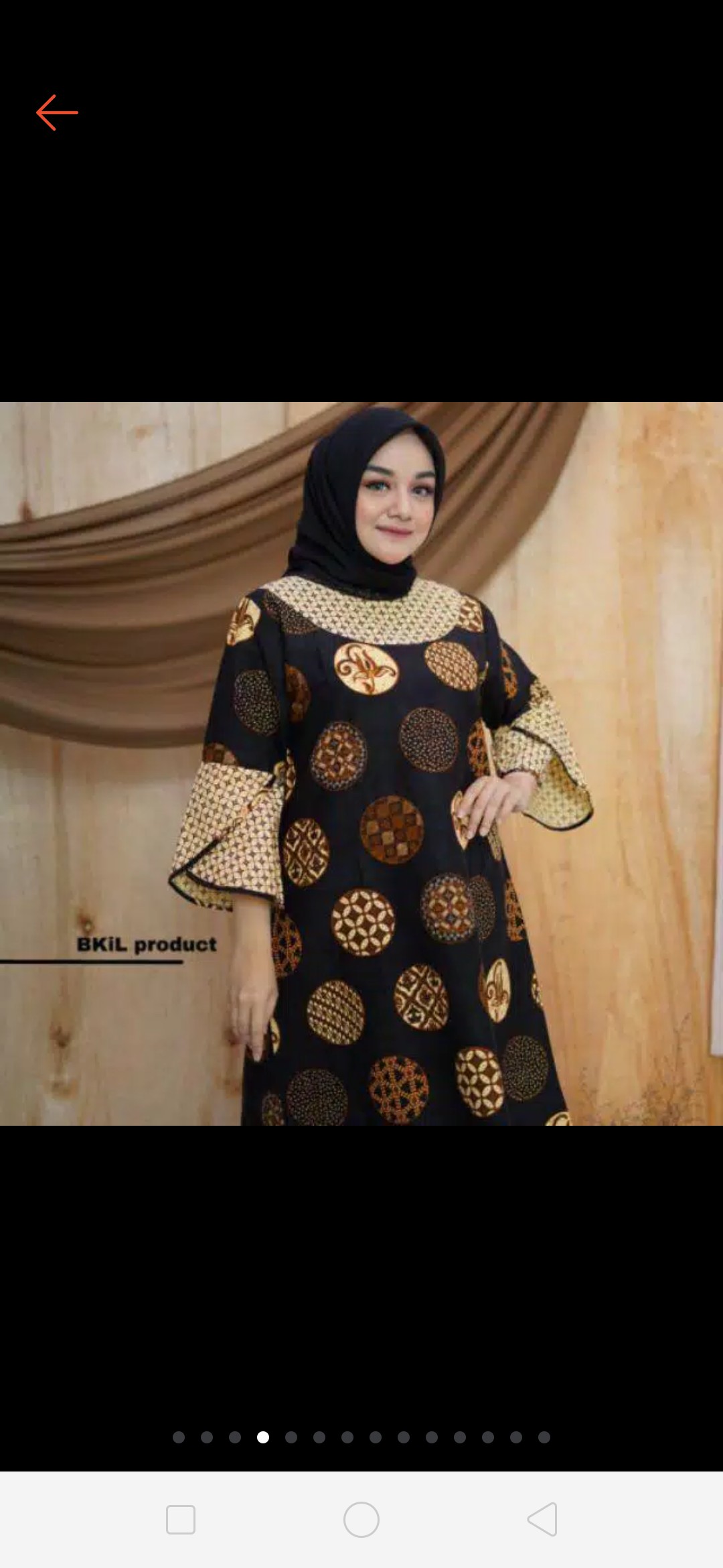 Batik Tunik Shibori Jumputan Terbaru Size S-3l / Hrb026 Yelbor Navbor / Biru Putih / Original..