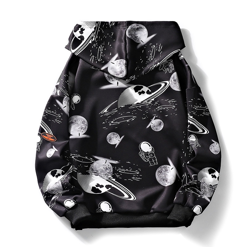 Hoodie Pria Sweater Kaos Hoodies Lengan Panjang Bahan Polyester