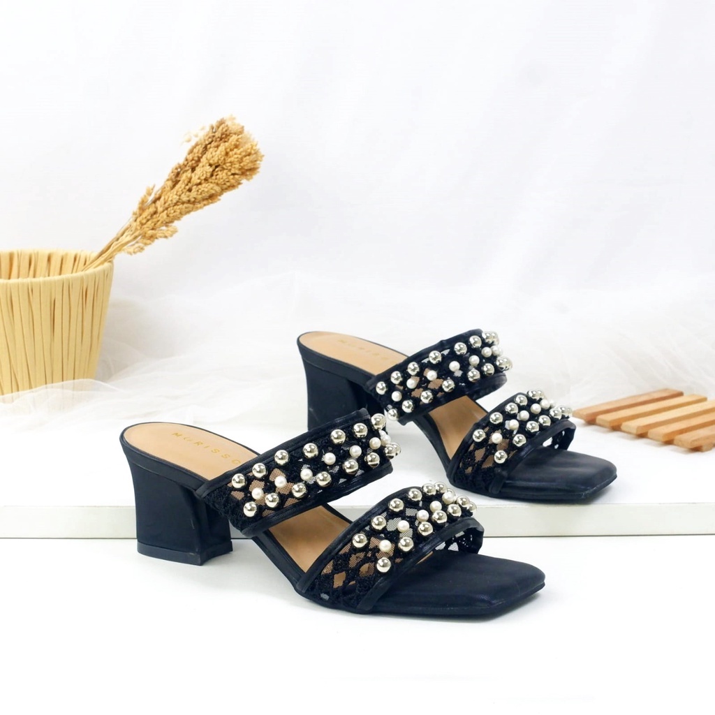 FLASH SALE 7.7 Heels Java Mote Brukat Elegan JAVA 01