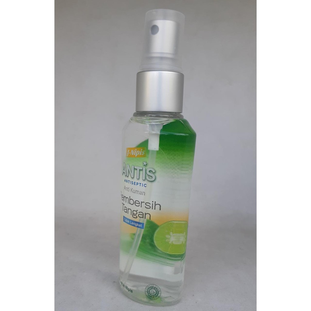 Antis AntiSeptic Pembersi Tangan spray  Tidak lengket isi 55