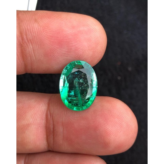 natural [EMERALD BERYL PANJSHER AFGHANISTAN 7.15CT NO OIL] zamrud afghanistan rare item top kristal 