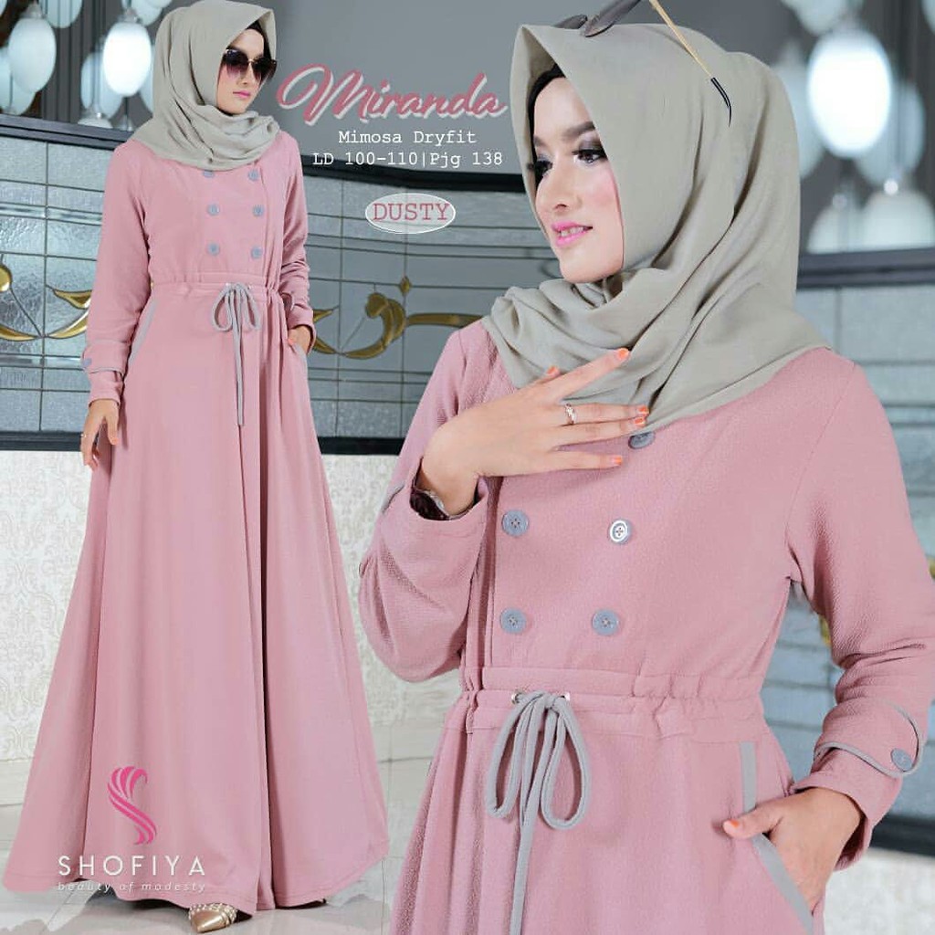 GAMIS SYARI ANNAJAH CAPUCCINO 900GR 110 140 ALLSIZE GAMIS SYARI BUSUI CADAR CREPE HQ POLOS MURAH I.