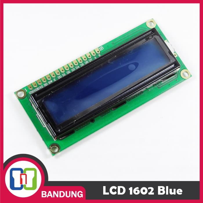 LCD CHARACTER 16X2 1602 5V BLUE BACKLIGHT MODULE