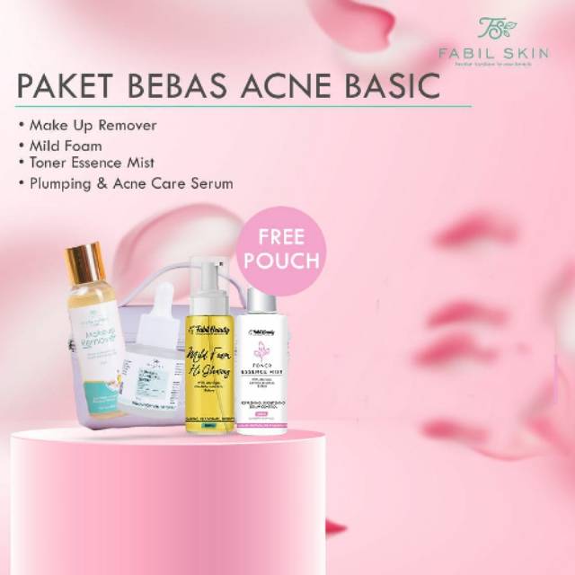 Fabil paket bebas acne basic fabilskin fabil beauty
