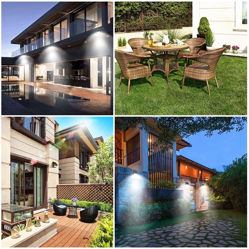 (MAINANKYU) Lampu Taman Tembok Dinding Sensor Solar Segitiga