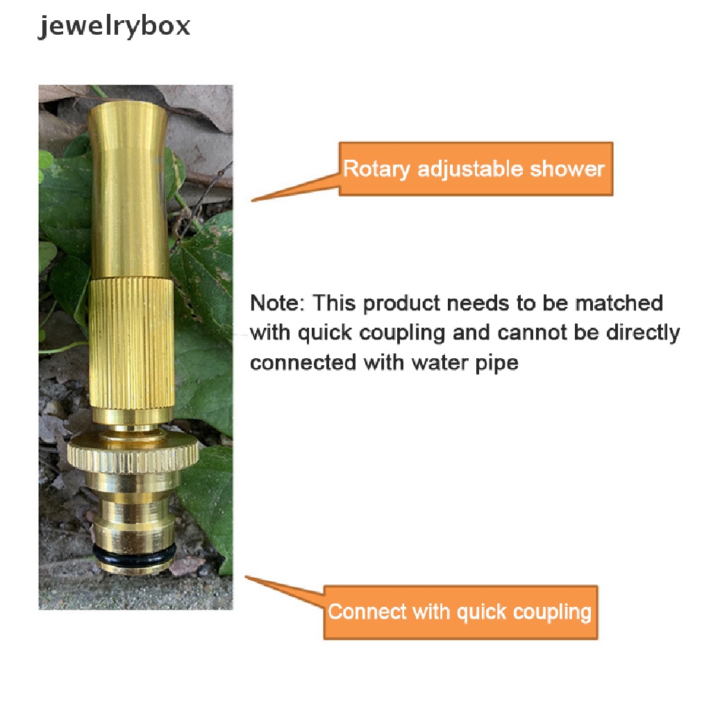 (jewelrybox) Nozzle Sprinkler Tekanan Tinggi Adjustable Untuk Selang Taman