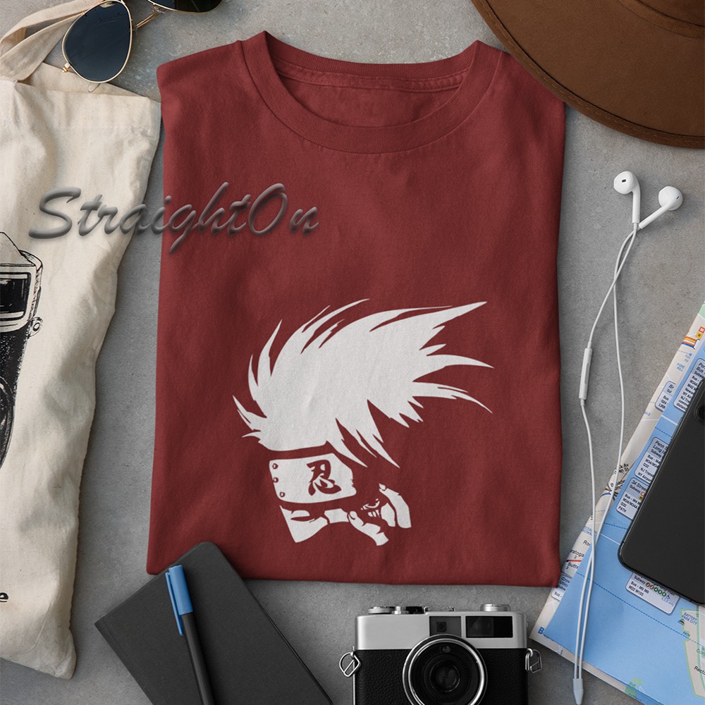 Kaos Baju Anime Naruto Boruto Kakashi Distro Premium Oversize Jepang Japan Ori Original Pria Murah