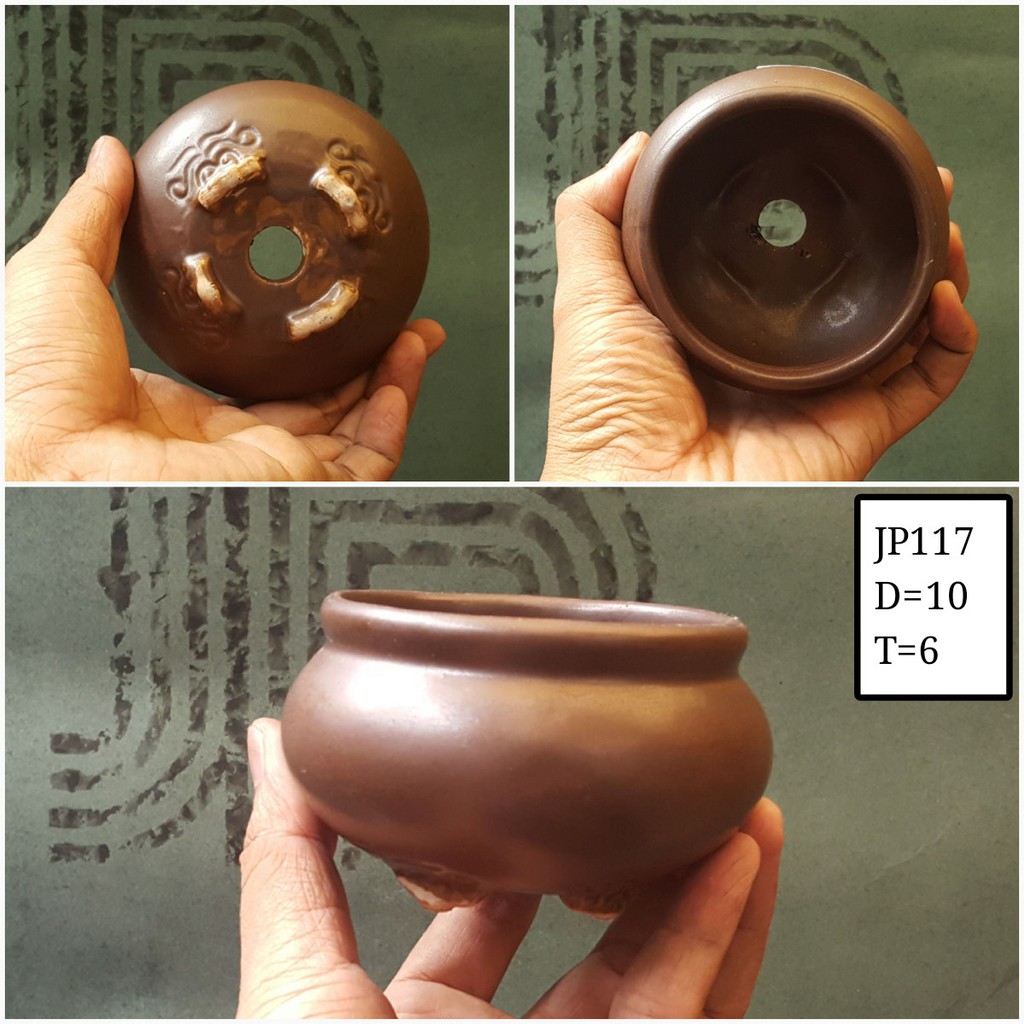 Pot Keramik Bulat JP117