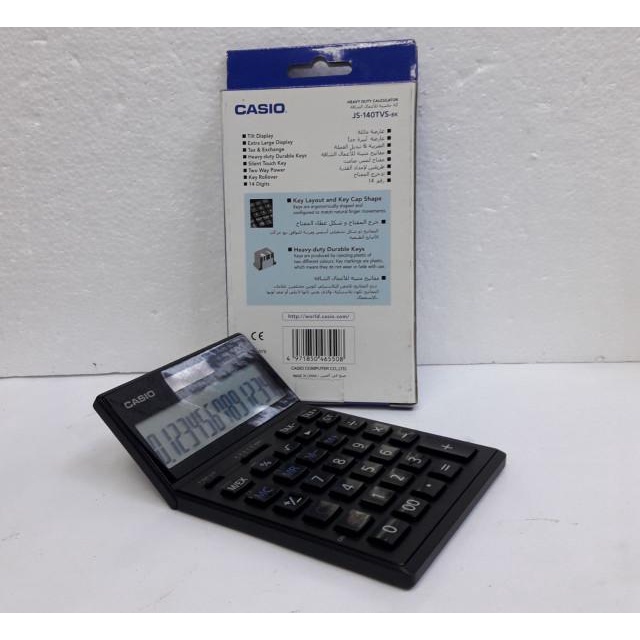 

PROMO! CASIO CALCULATOR JS - 140 TVS |Kalkulator