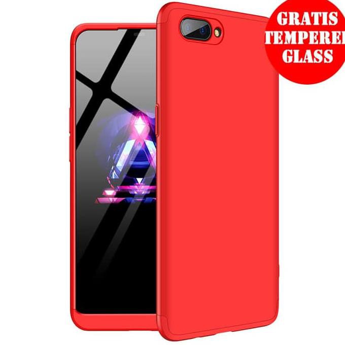 Dapatkan Oppo A3S/A5 Armor 360 Full Cover Baby Skin Hard Case 1460 - Biru Murah
