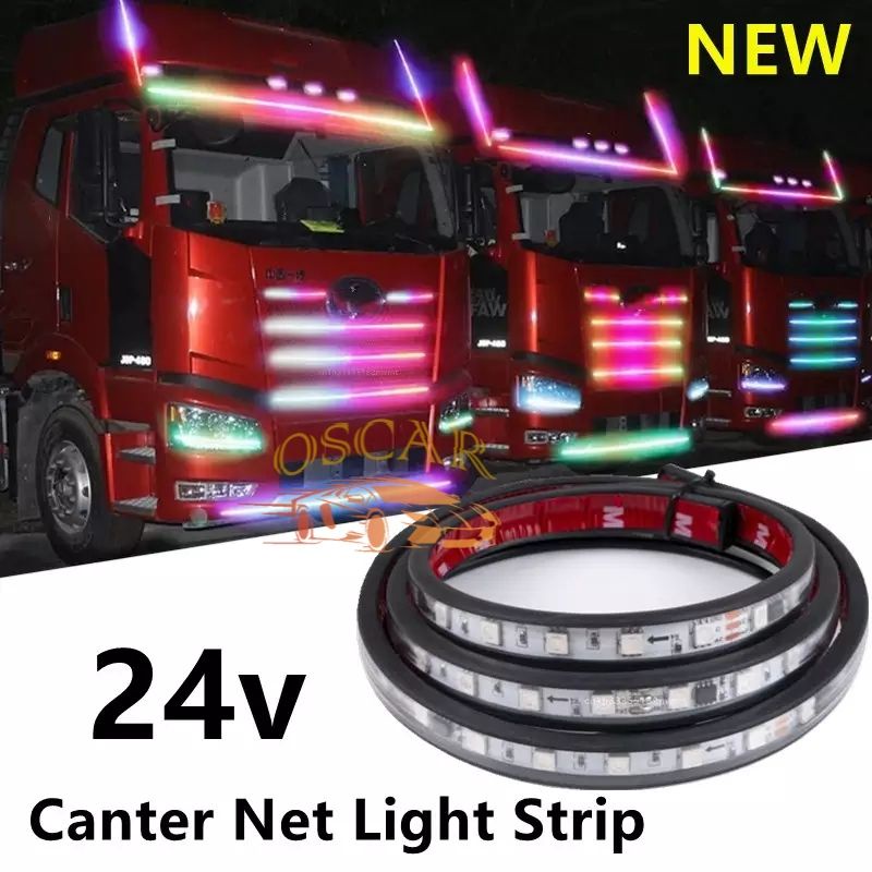 Lampu LED Canter Net Light Strip 24 Volt Untuk Truck Bus 1.5M 2M 2.5M