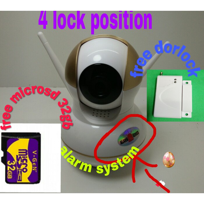 cctv robot Ipcam gold alarm sytem 3mp
