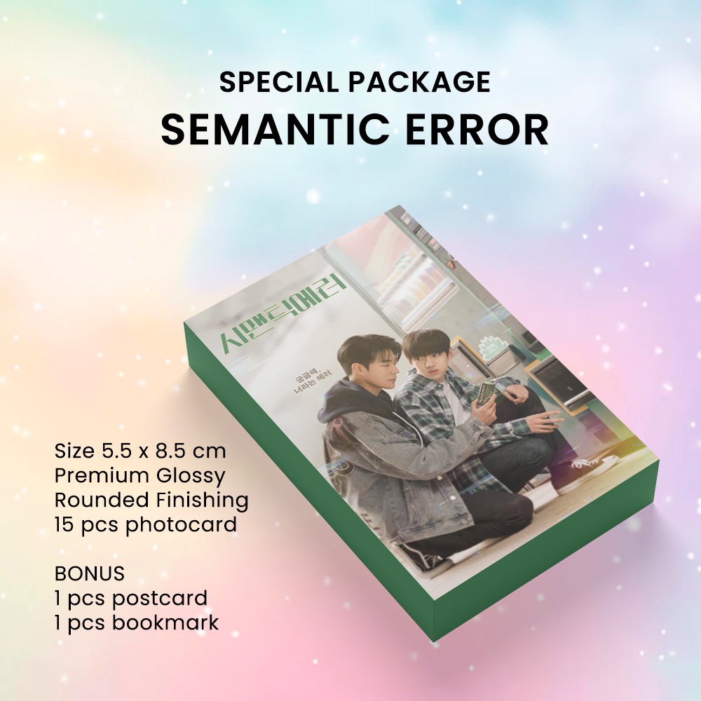 Unofficial Semantic Error Seoham Jaechan Photocard Postcard Package