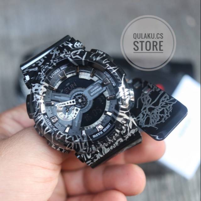 [✅COD GA110] JAM TANGAN SPORTY G-SHCK (ORI-BM) RUBBER DUAL TIME