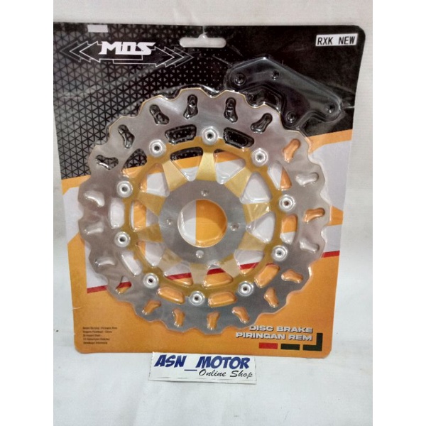 Piringan Cakram RX KING New Lebar  MODEL TDR, PSM 300 MM merk Ride it Floating dan MOS