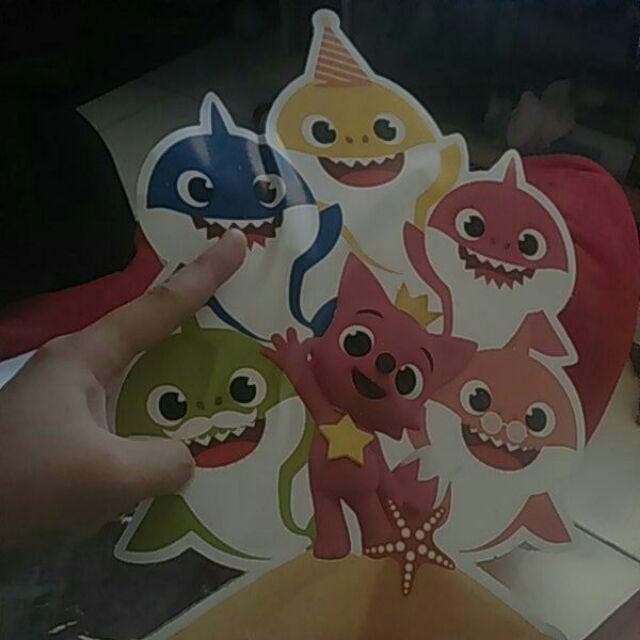 Standing Karakter Baby Shark