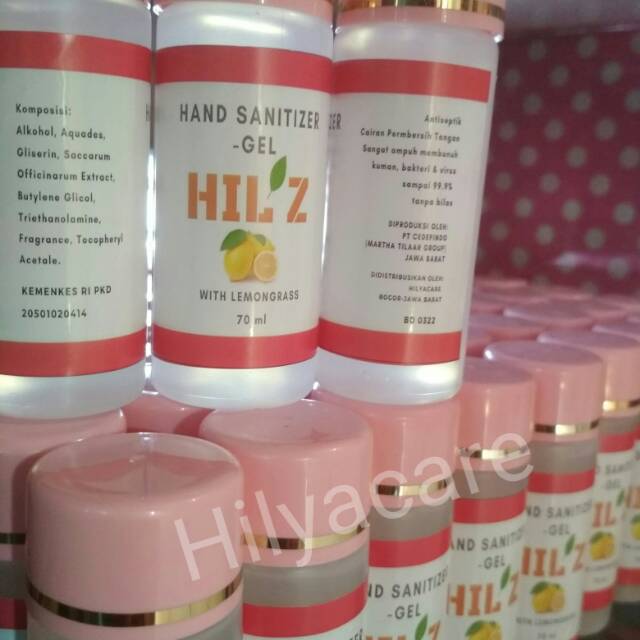 Hand Sanitizer gel 70 ml wangi lemongrass ijin BPOM Promo Murah Refill 100 250 500 ml segera hadir