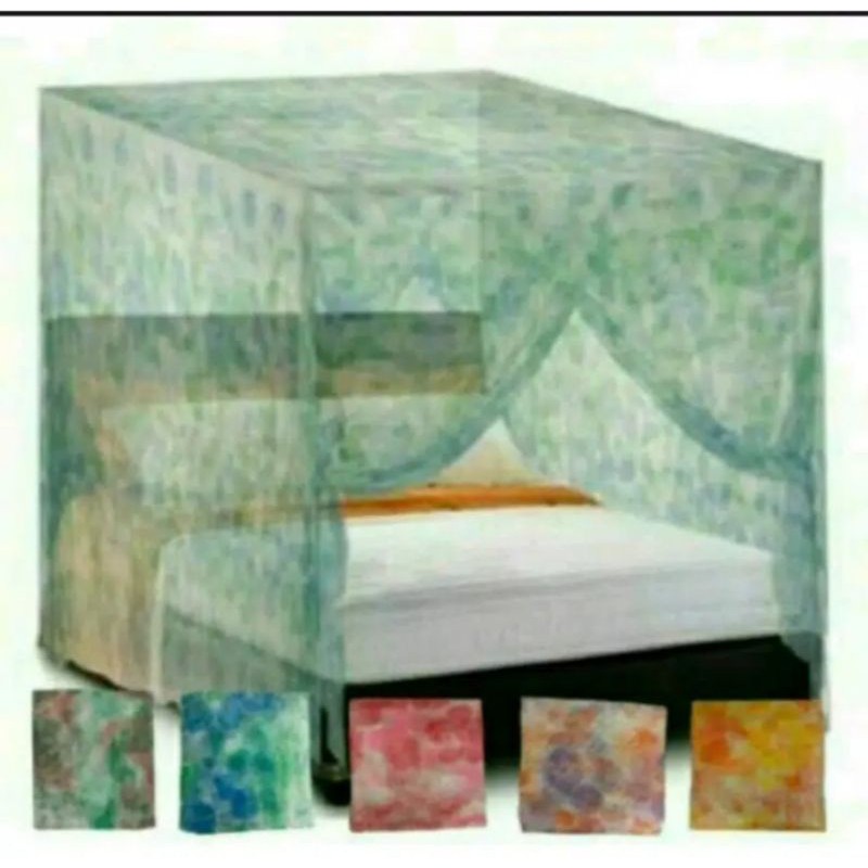 Kelambu Segi /Kotak Ukuran 180x200 cm dan Ukuran 200x200 cm