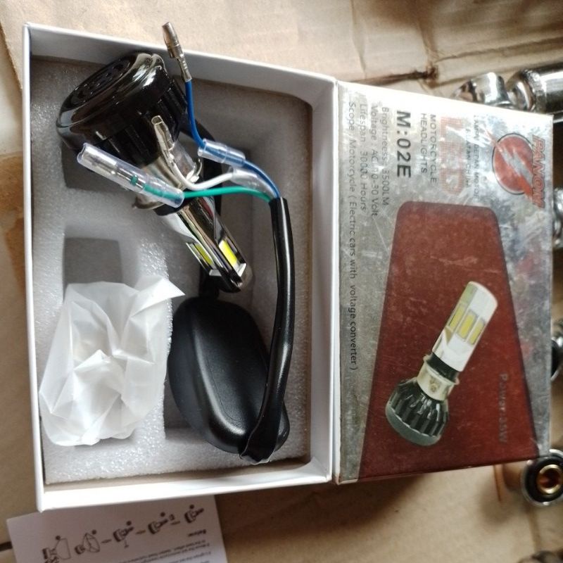 Lampu led kipas 6 sisi cahaya putih ready bosku