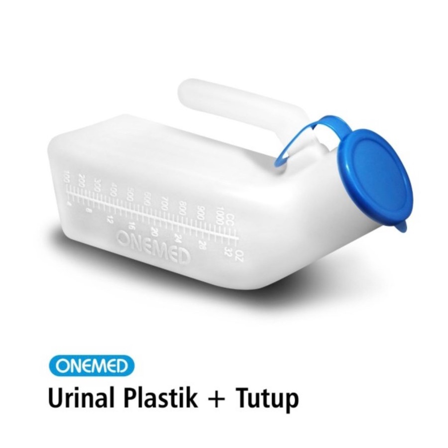 PISPOT URINAL PRIA + TUTUP / LAKI LAKI ONEMED WADAH URINE URIN MEDICALONLINE MEDICAL ONLINE