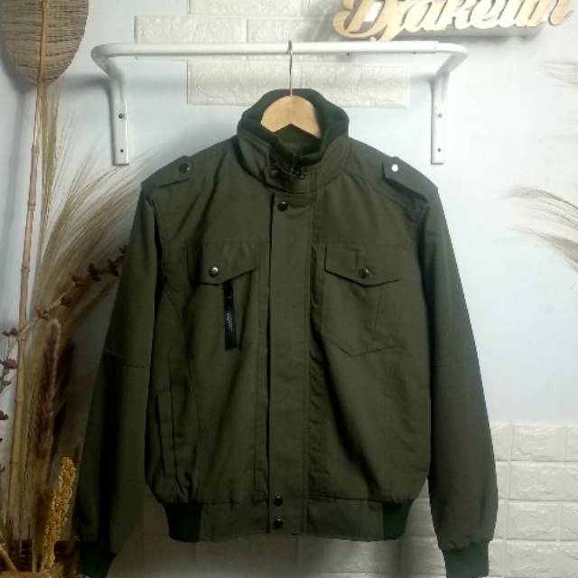 Jaket Bomber Baby Canvas