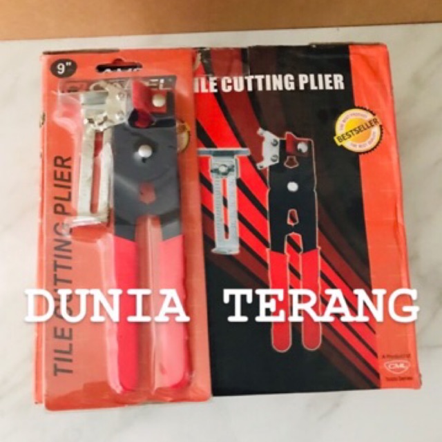 Tang Potong Keramik CAMEL tipe Pisau Garis dengan Meteran - Tile Cutting Plier