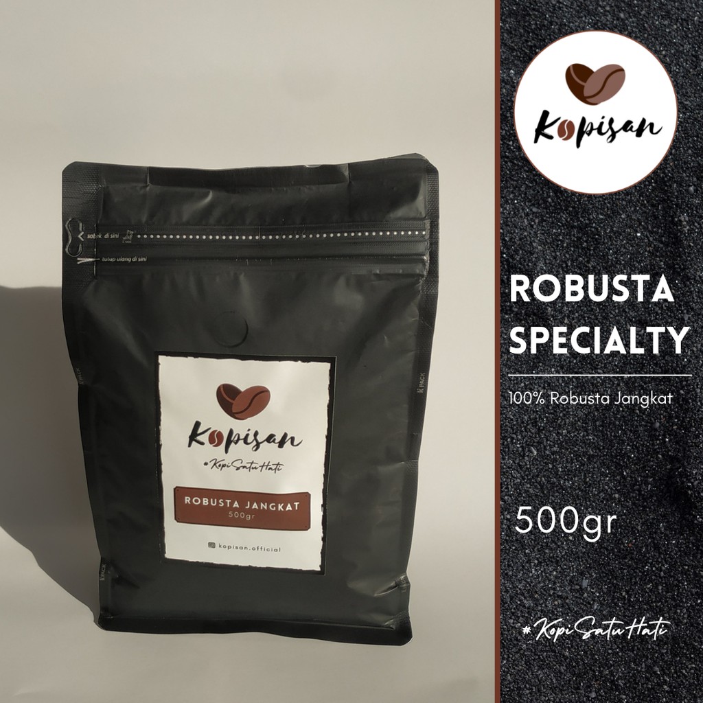 Kopi Robusta Jangkat Specialty 500gr (Kopi Bubuk)