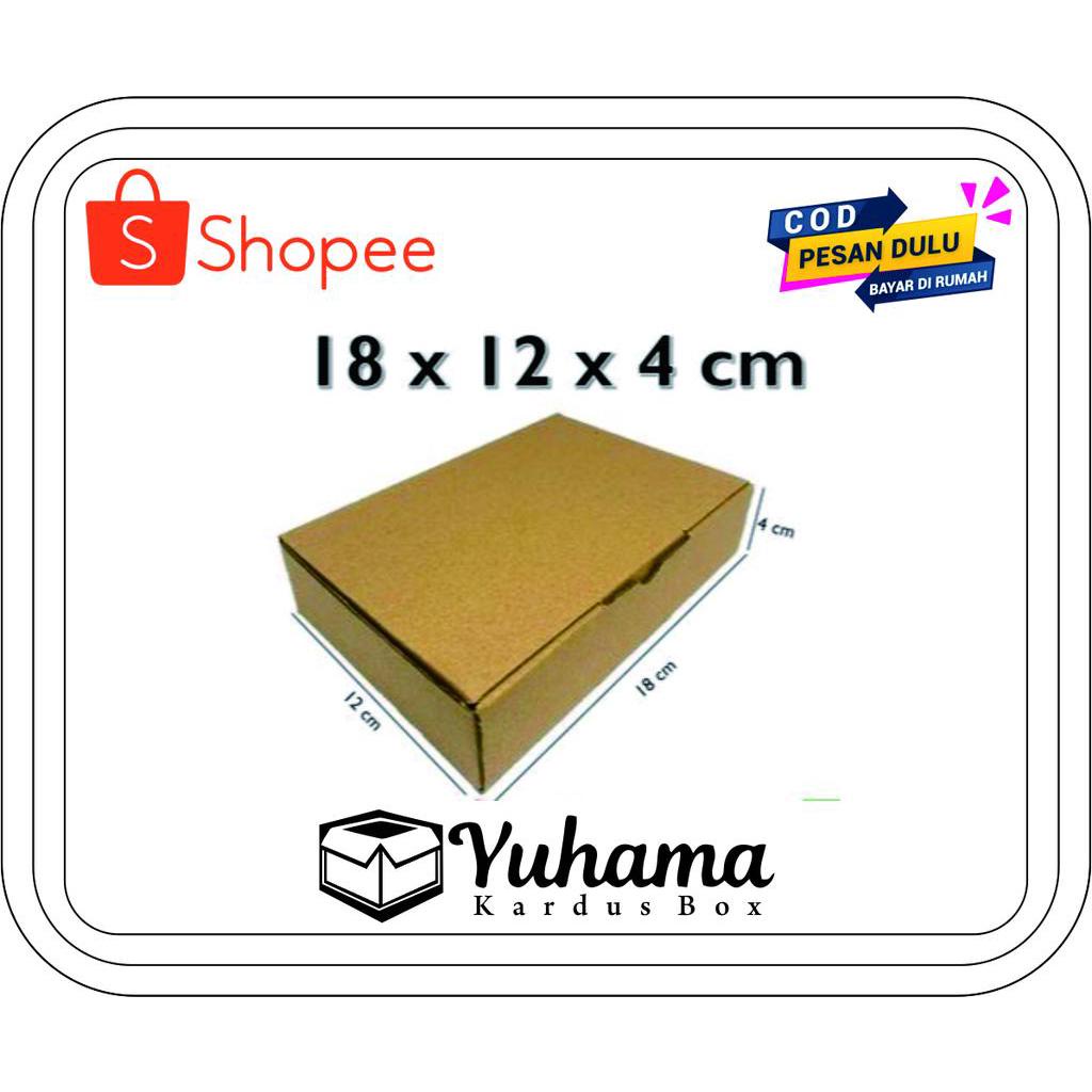 

(10pcs) Kardus 18 x 12 x 4 cm....Die Cut kotak aksesoris-dll model box pizza