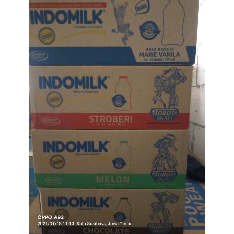 

susu uht kemasan botol 190 ml
