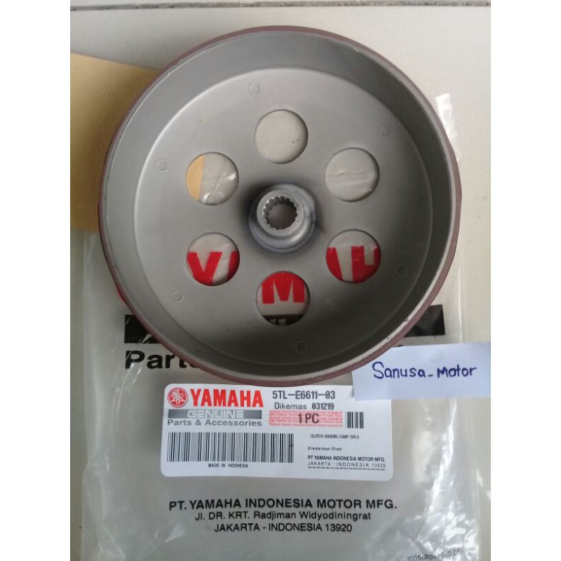 Mangkok ganda Yamaha Mio Sporty Mio.