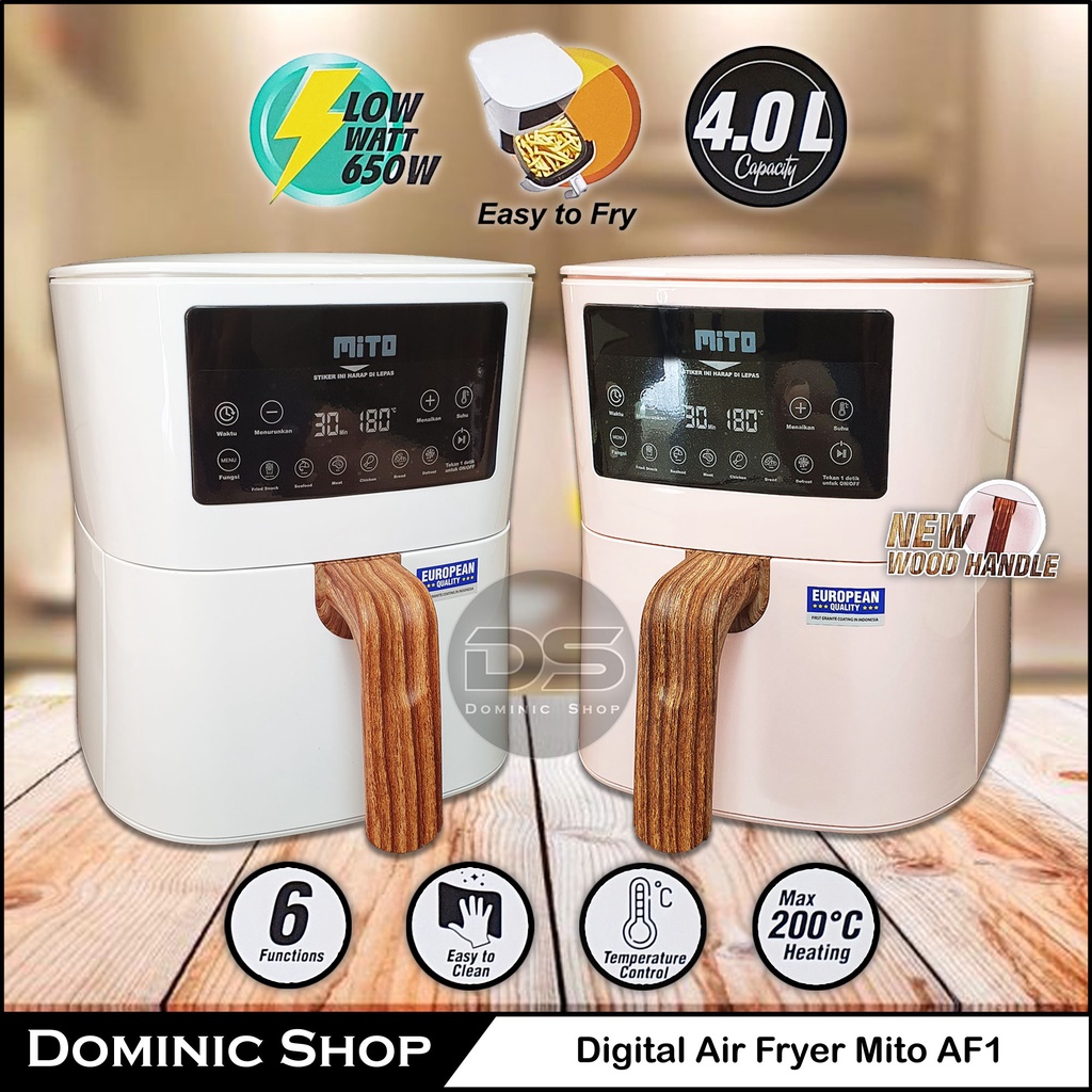 Air Fryer Mito AF1 / Penggorengan Tanpa Minyak / Digital Air Fryer Mito / DigiFry