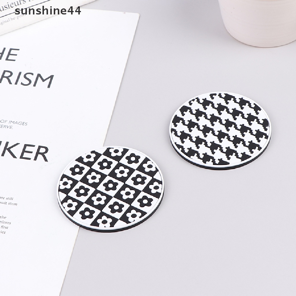 Sunshine 1pc Tatakan Gelas Mini Bahan Silikon Anti Slip Untuk Mobil