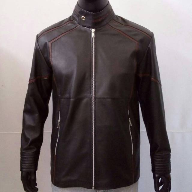 Jaket Kulit Pria 100% Kulit Domba Asli Berkualitas Sukaregang Garut 68