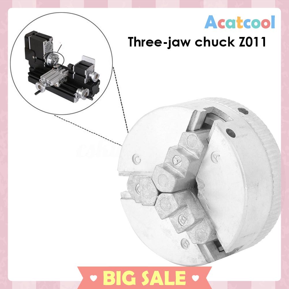 Z011 Collet Chuck 3 Jaw Bahan Zinc Alloy Untuk Mesin Bubut Kayu