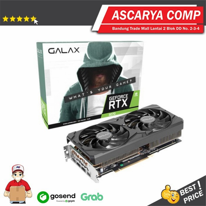 GALAX GeForce RTX 3070 Dual Fan (1-Click OC) 8GB GDDR6 256-bit