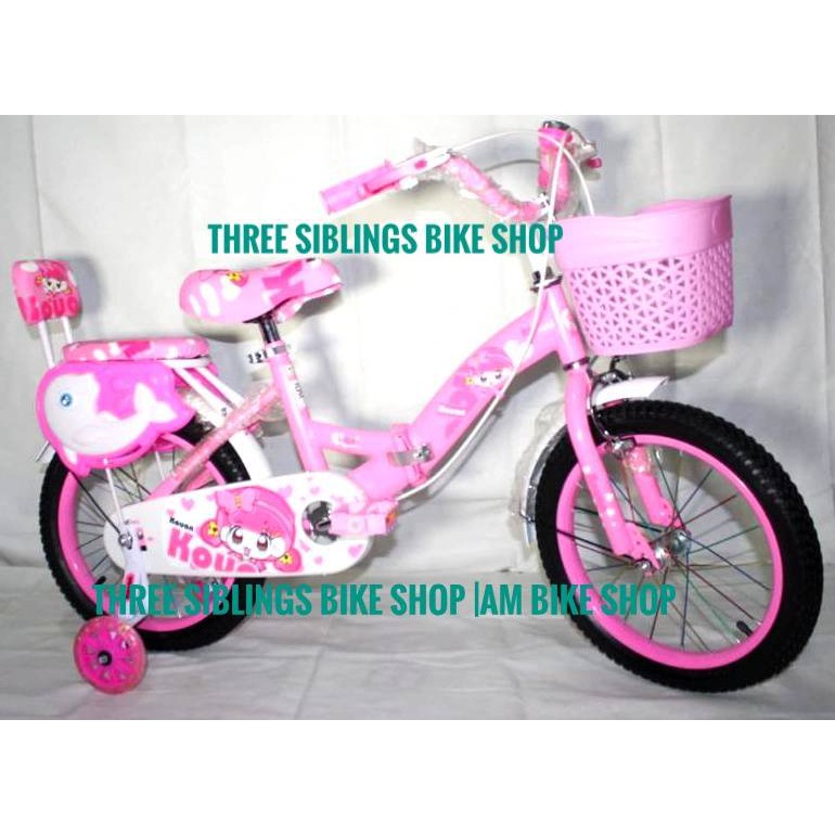 SEPEDA LIPAT ANAK KOUAN 16 WARNA PINK NEW