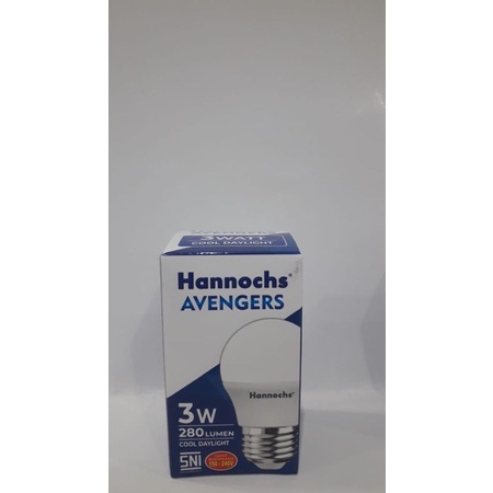 HANNOCHS AVENGERS LAMPU LED 3 WATT 3W