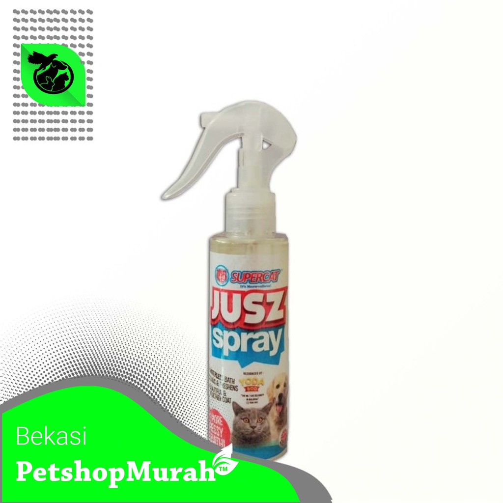 Jusz Spray Obat Luka Anti Kutu Jamur Scabies Anjing Kucing 150ml