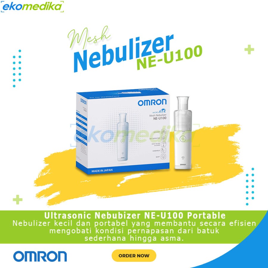 Ultrasonic Nebulizer OMRON NE-U100 Portable Mesh Nebulizer Ultrasonic Nebulizer MicroAIR U100