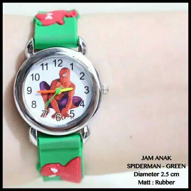 JAM TANGAN ANAK ANAK KARAKTER TIMBUL Strap Rubber