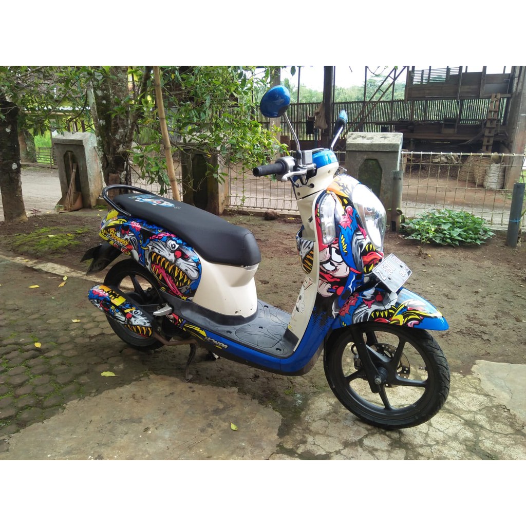 DECAL STRIPING STIKER SCOOPY 2016 ZOMBIE
