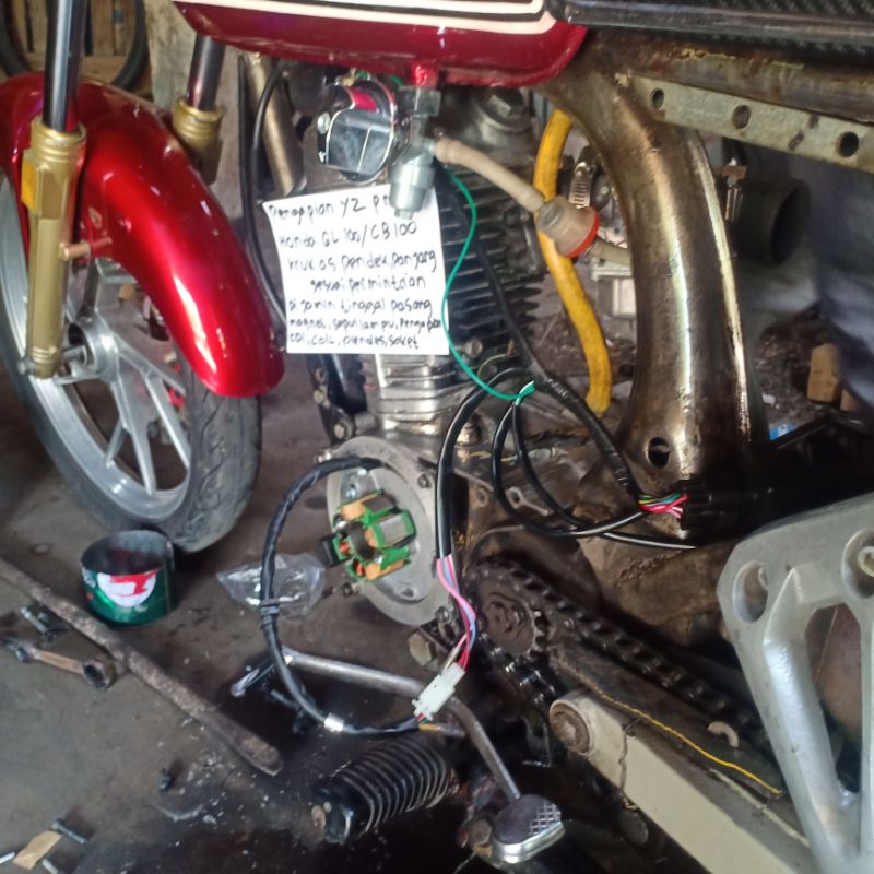 Pengapian Yz Thailand  Pnp Honda Cb100 Gl100 Magnet Yz 125 Arus Ac Dc garansi