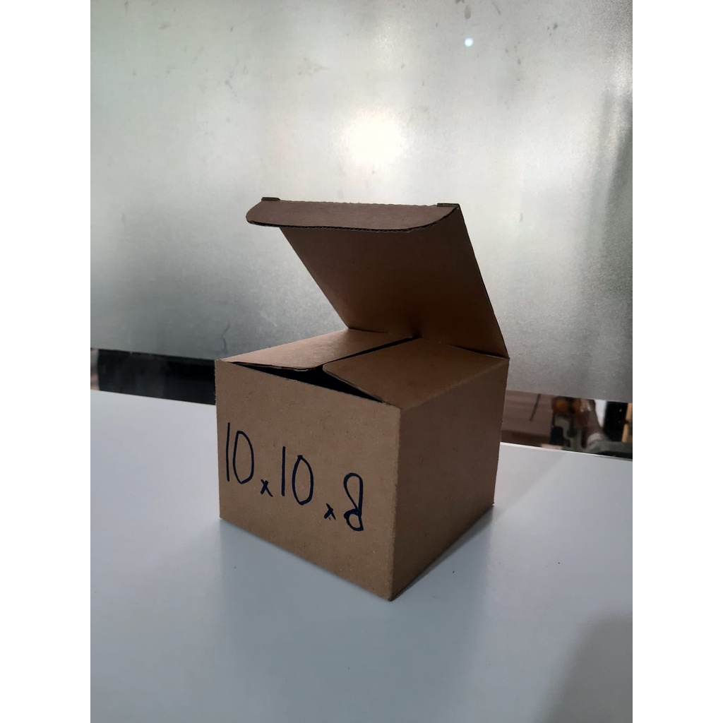 

Kardus Diecut | Karton Polos Diecut SP 10x10x8 Cm
